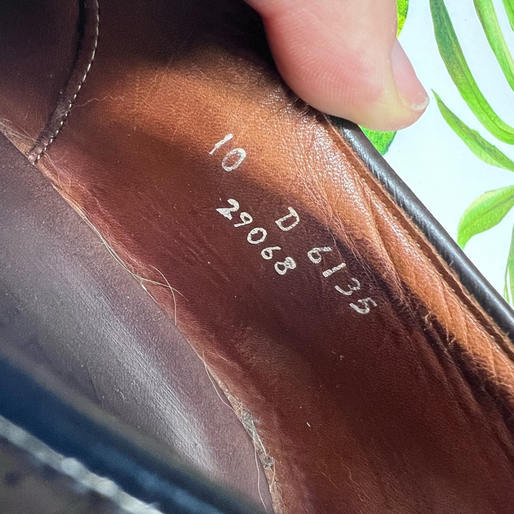 Allen Edmonds Men's Tan Brogue Oxfords - Picture 7 of 7
